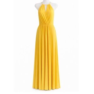 Ann Taylor | Dresses | Ann Taylor Halter Maxi Dress Striped Multicolor Tie  Back Womens Size | Poshmark